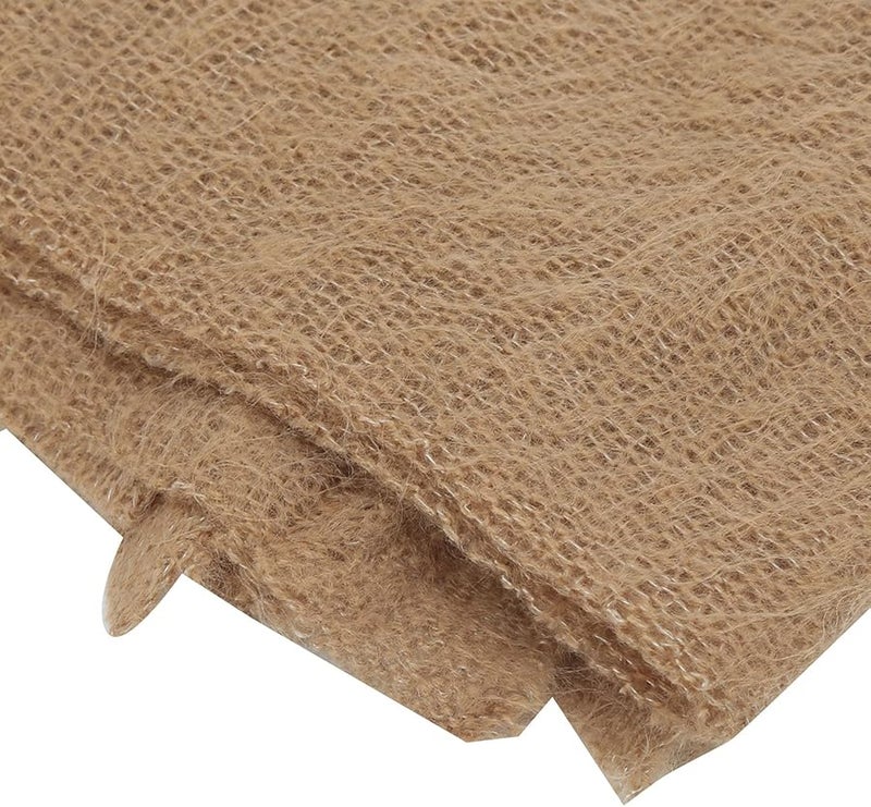 Newborn Baby Photo Props Knit Mohair Hat And Wrap Set 40x160cm 0 1 Month - Image 4